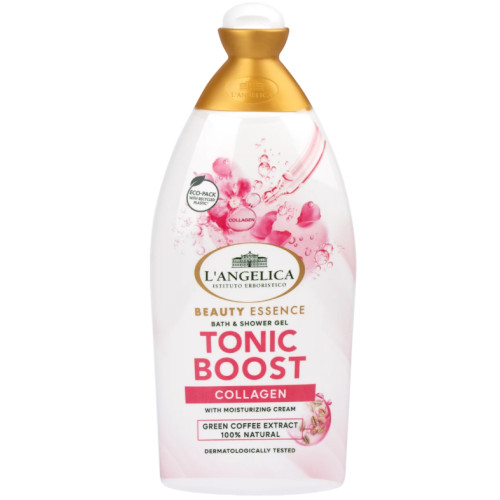 Гель для душу L'Angelica Beauty Essence Tonic Boost з колагеном і зеленою кавою, 500 мл